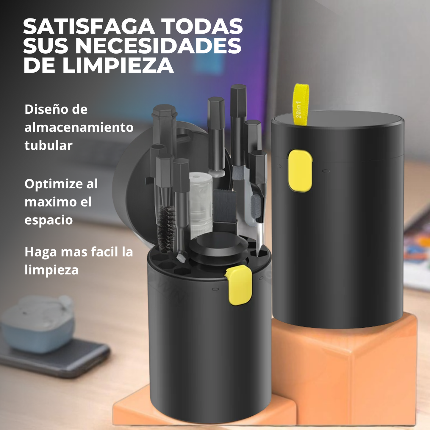 CleanMagicKit™ – El kit 20 en 1 que limpia tus gadgets como por arte de magia