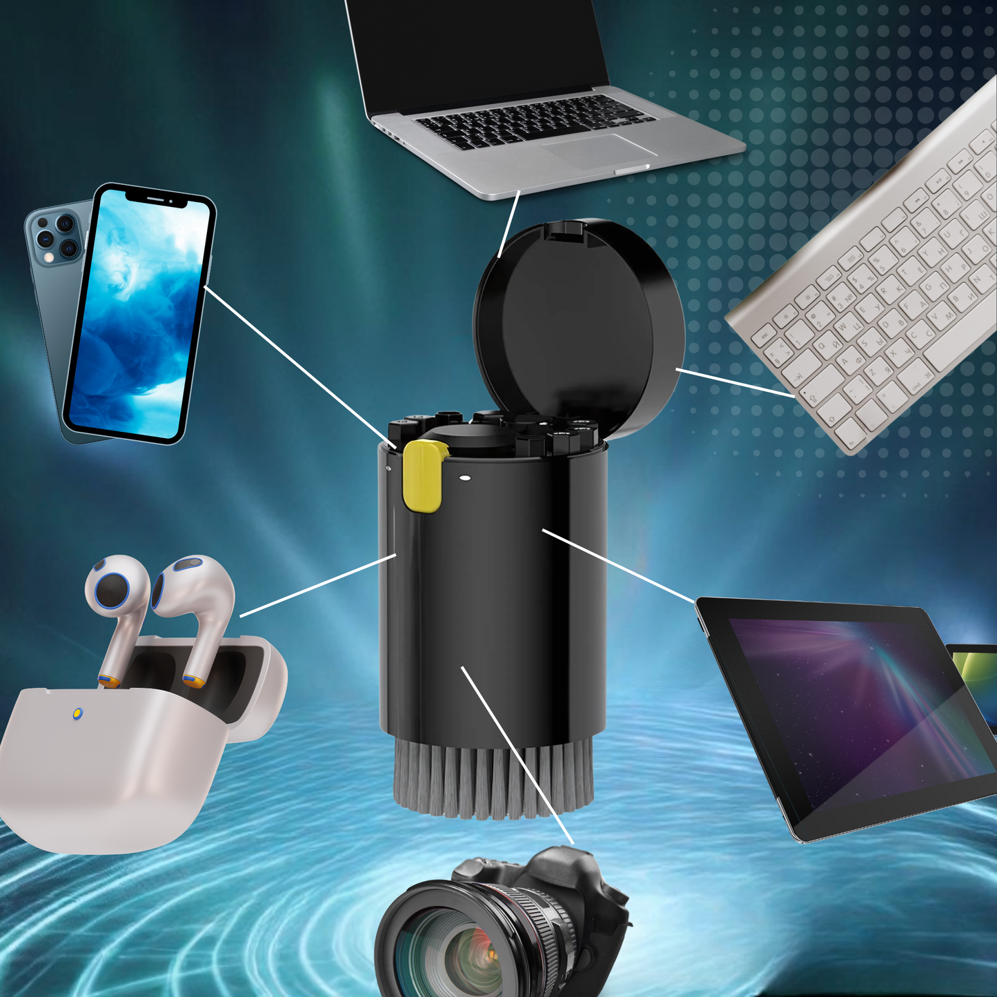 CleanMagicKit™ – El kit 20 en 1 que limpia tus gadgets como por arte de magia